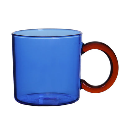 COLOR BLOCK GLASS CUP